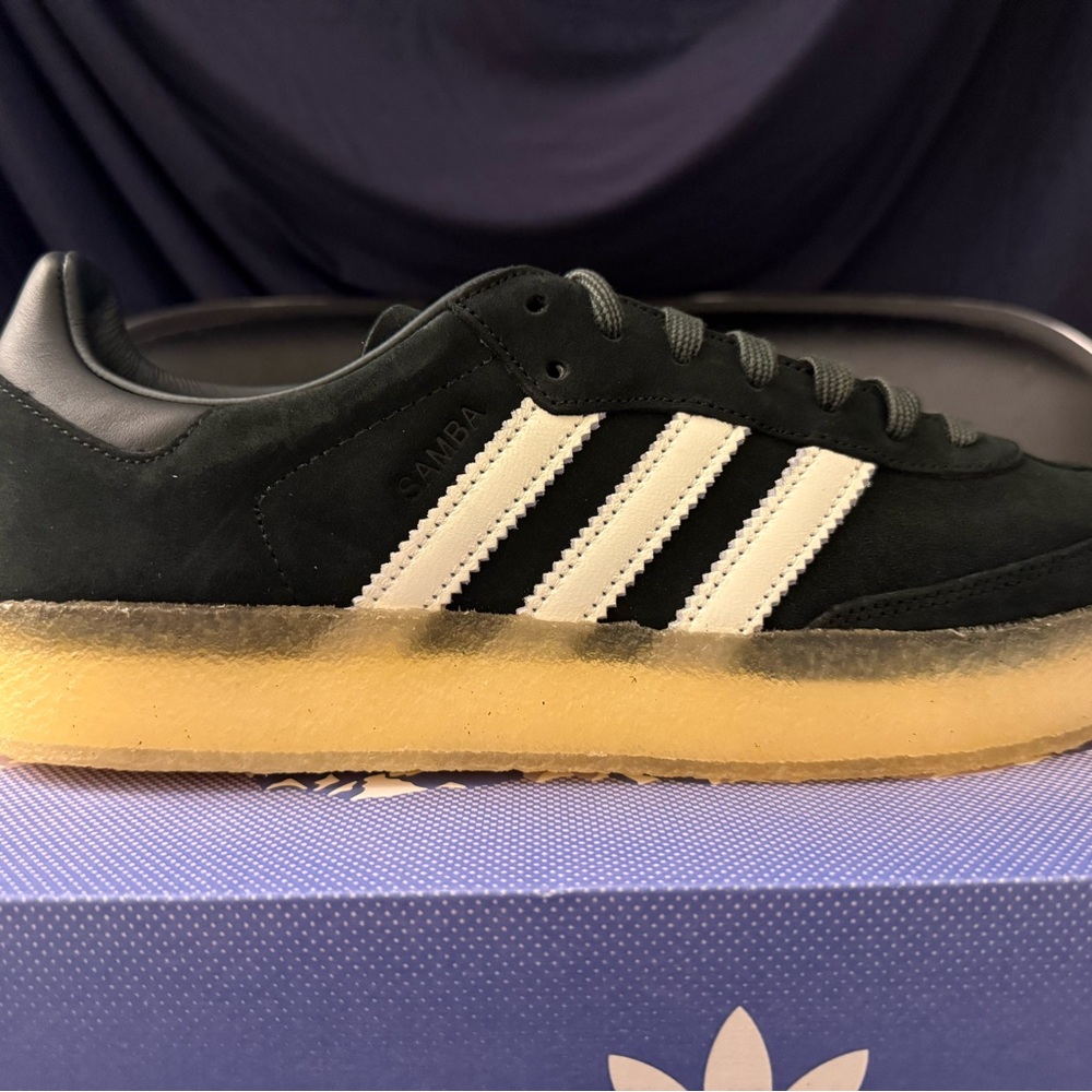 adidas Black and White Samba Sneakers